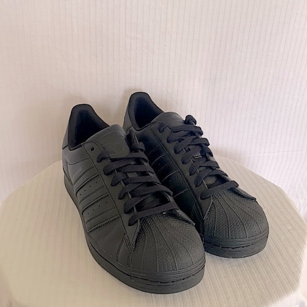 Adidas Originals Superstar black sneakers- brand new!